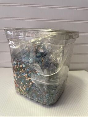 3lb Bulk Mixed Bead Lot- Vintage + Modern Jewelry Crafting
